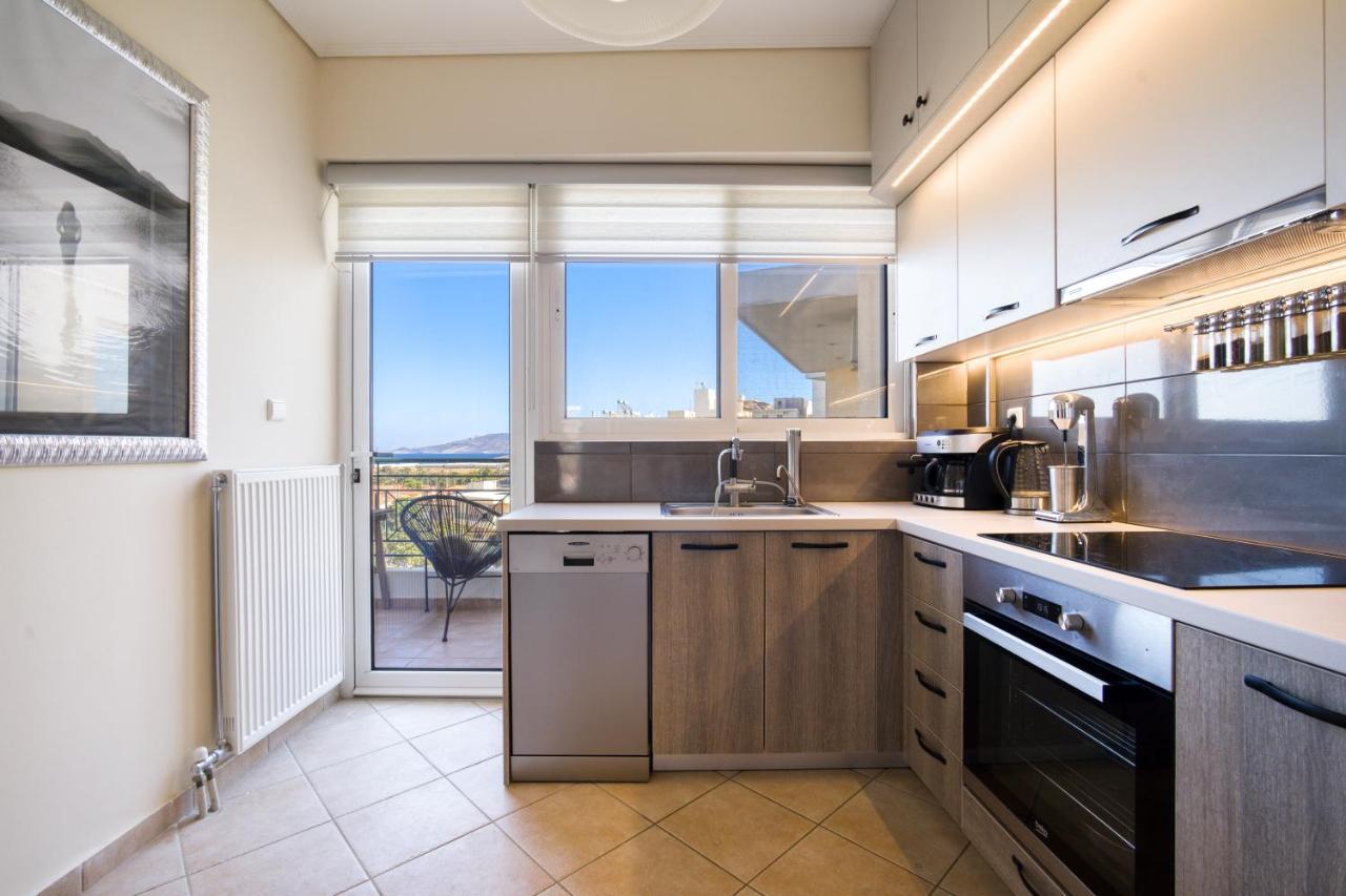 Sea & Mountain Apartment Close To Port And City Lávrion エクステリア 写真