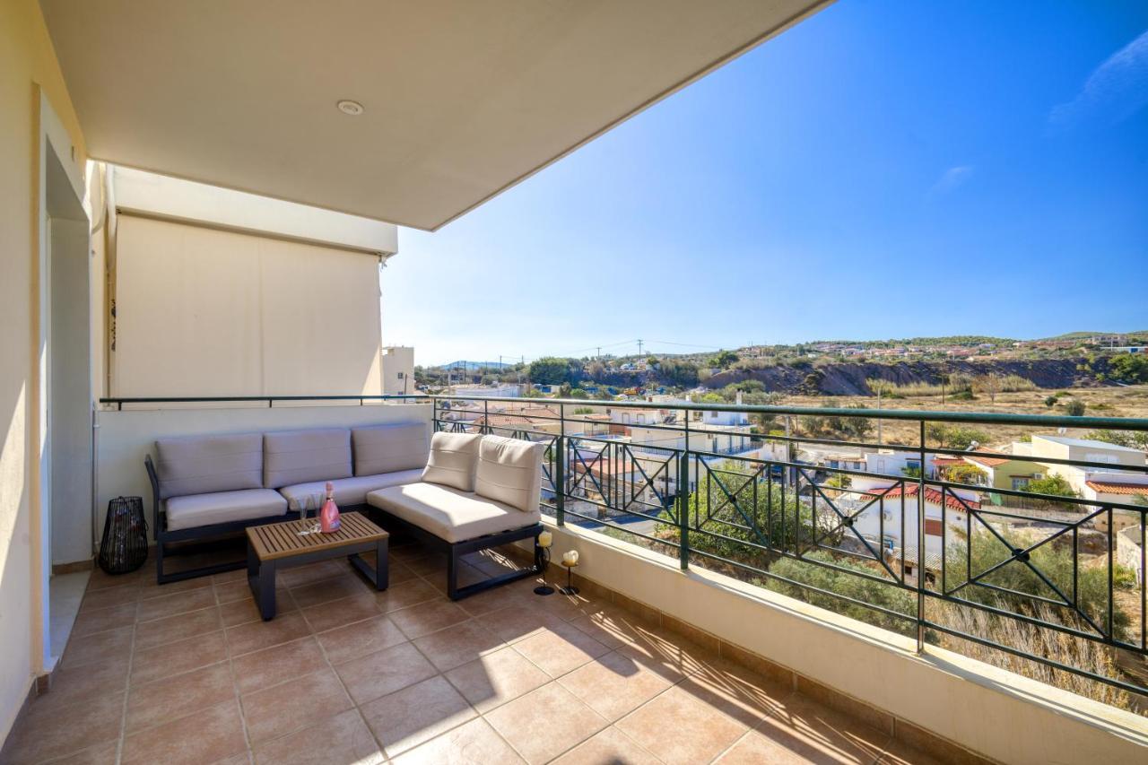 Sea & Mountain Apartment Close To Port And City Lávrion エクステリア 写真